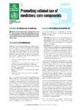 Promoting rational use of medicines: core components