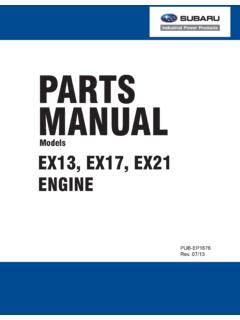 EX13-17-21 Parts PUB-EP1676 rev 07-13 - Small Engines