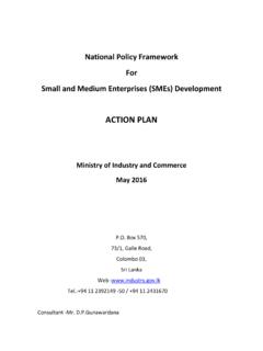 National Policy Framework forSmall &amp; Medium Enterprise ...