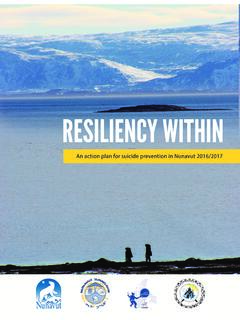 An action plan for suicide prevention in Nunavut 2016/2017