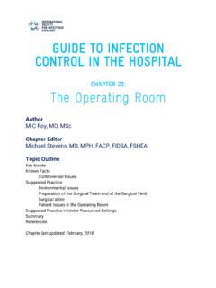 GUIDE TO INFECTION CONTROL IN THE HOSPITAL