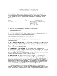 WORK FOR HIRE AGREEMENT - Microformulation