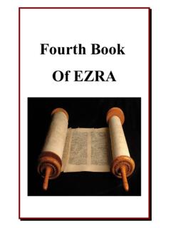 Fourth Book Of EZRA - yahwehswordarchives.org