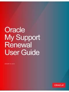 Oracle Support Renewal Guide - English