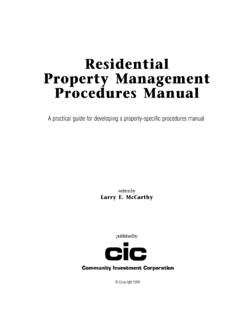 Property Management Training Manual