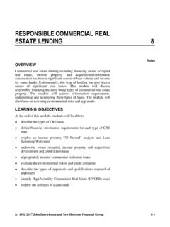 RESPONSIBLE COMMERCIAL REAL ESTATE …
