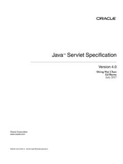 Java Servlet Specification - GitHub Pages