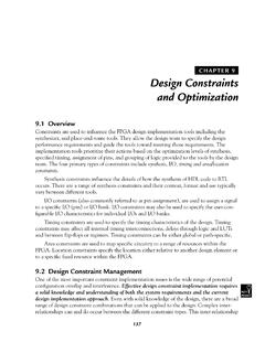 Chapter 9 Design Constraints and Optimization