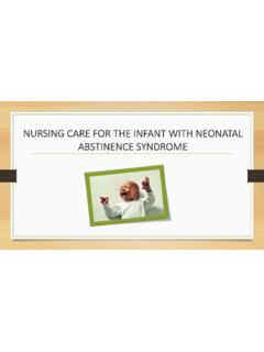 4. Nursing Care for the Infant with Neonatal Abstinence ...