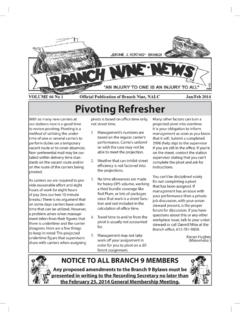 VOLUME 66 No 1 Official Publication of Branch Nine, NALC ...