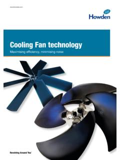 Cooling Fan technology - Howden