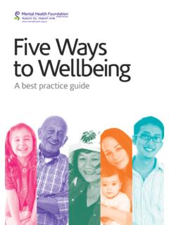 Five Ways to Wellbeing - Mental Health Foundation