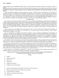 DOF: 11/09/2014 NORMA Oficial Mexicana NOM ... - ISA de …