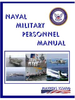 NAVAL MILITARY PERSONNEL MANUAL - Seabee Online …