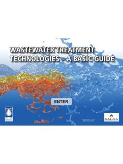 WASTEWATER TREATMENT TECHNOLOGIES – A BASIC …