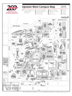 Uptown West Campus Map 2019 - University of Cincinnati