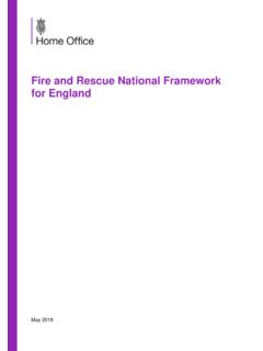 Fire and Rescue National Framework for England - GOV.UK