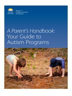 8055 A Parent’s Handbook: Your Guide to Autism Programs