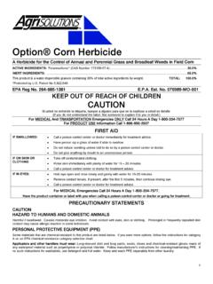 Option&#174; Corn Herbicide - Morris Grain