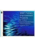 WWF Fishery Improvement Projects - Surimi