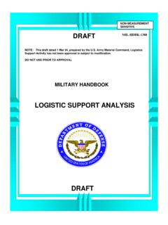 LOGISTIC SUPPORT ANALYSIS - Logistics Engineers