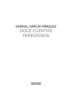 GABRIEL GARC&#205;A M&#193;RQUEZ DOCE CUENTOS PEREGRINOS