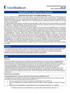 Telehealth/Virtual Health Policy, Professional