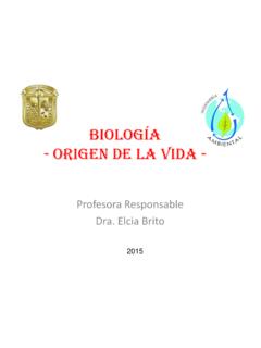 Biolog&#237;a - origen de la vida - Universidad de Guanajuato