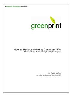 How to Reduce Printing Costs by 17% - GreenPrint Software