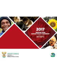 Core message of the MTBPS - National Treasury