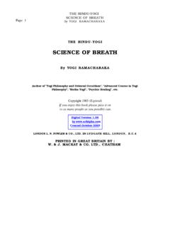 SCIENCE OF BREATH