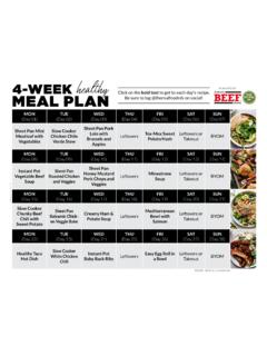 4-WEEK healthy MEAL PLAN - The Real Food Dietitians