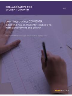 Learning during COVID-19 - NWEA