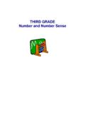 THIRD GRADE Number and Number Sense - …