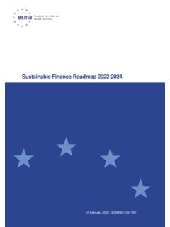 Sustainable Finance Roadmap 2022-2024