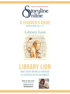 Library Lion - Storyline Online