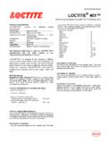 Technical Data Sheet LOCTITE 401™