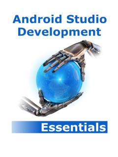 Android Studio Development Essentials - eBookFrenzy