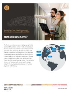 NetSuite Data Center