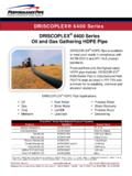 DRISCOPLEX 6400 Series Oil and Gas Gathering HDPE Pipe