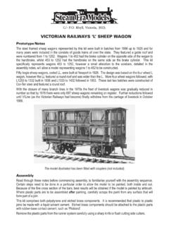 VICTORIAN RAILWAYS ‘L’ SHEEP WAGON - …