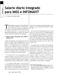 Salario diario integrado - by UNID