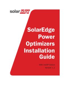 SolarEdge Power Optimizers Installation Guide – MAN-01 …