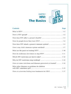CHAPTER 1 HIV: The Basics - New York State Department of ...