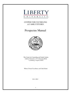 Prospectus Manual - Liberty University