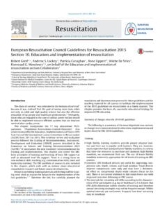 Contents lists available at ScienceDirect Resuscitation