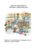 Health and Safety Incident Investigation