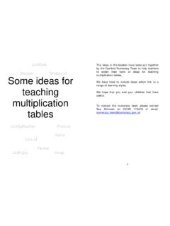 ideas teaching multiplication tasks - Mathematics Shed