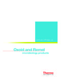 Oxoid and Remel - Microbiology