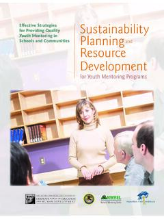 Sustainability Planning and Resource Development …